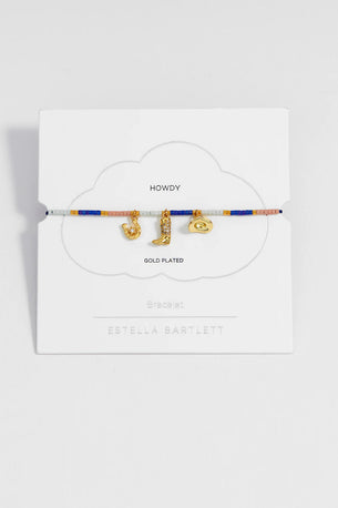 Cowboy Miyuki Louise Bracelet - Gold Plated