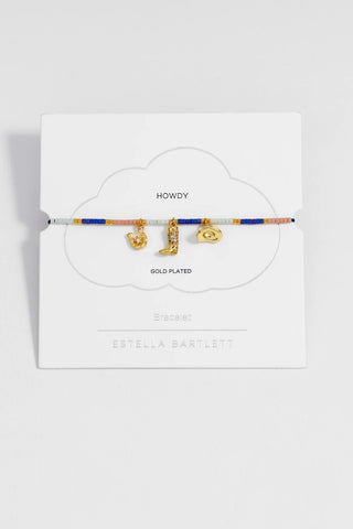 Cowboy Miyuki Louise Bracelet - Gold Plated