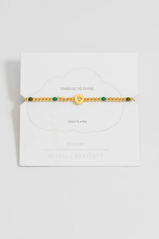 Enamel North Star Bead Bracelet