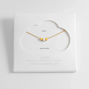 Trio Heart Necklace - Gold Plated