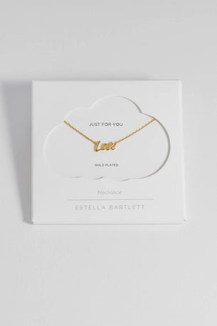 Love Necklace - Gold Plated