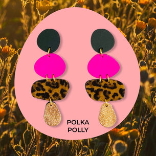 Rose Leopard polka polly