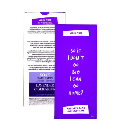 So if I Don't Go Home - Mini Bath Bomb & Salty Soak