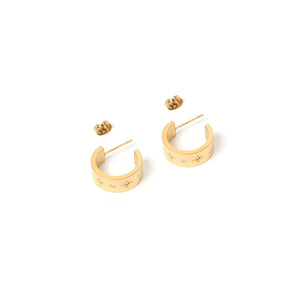 Arms of eve Gemma Gold Hoop Earrings