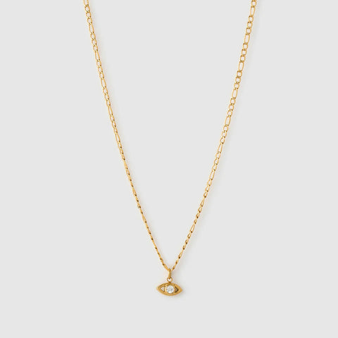 Golden Eye Gold Necklace