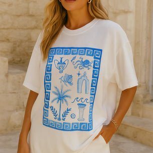 GREEK GODDESS OVERSIZE TEE