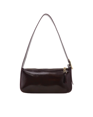 HAILEY SHOULDER BAG - MERLOT SHINE