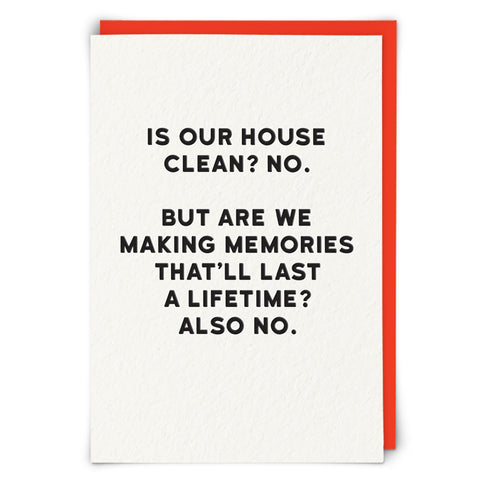 Is Our House Clean?