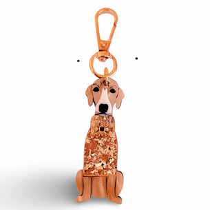 bling hound Greyhound Bag Tag/Keyring