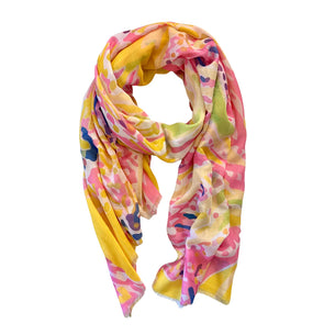 Matilda Yellow Lightweight Scarf