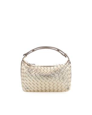ISABELLE HANDLE BAG-GOLD METALLIC