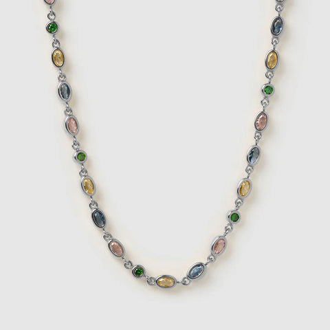 Isadora Silver Necklace