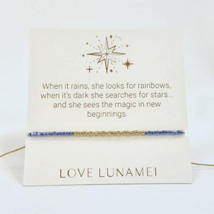 Inspiration Bracelet - Blue and Gold