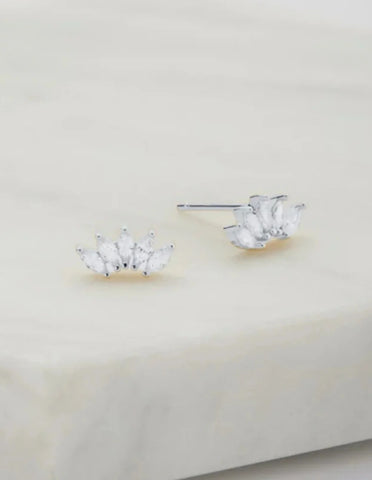 Isabella Stud Earring - Silver
