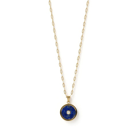 Koda Gold Necklace - Lapis