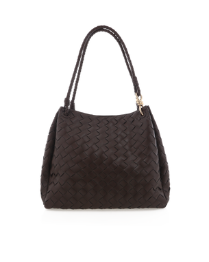 LENI SHOULDER BAG - CHOCOLATE
