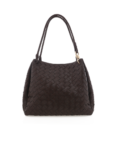 LENI SHOULDER BAG - CHOCOLATE