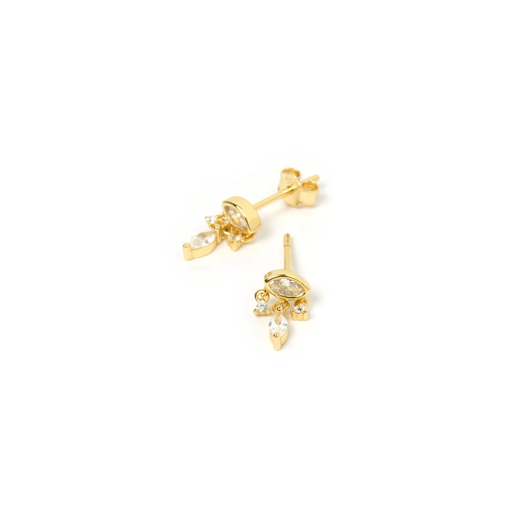 Louisa Gold Stud Earrings