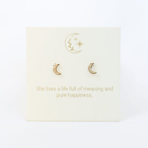 Inspiration Studs - Luna/Gold