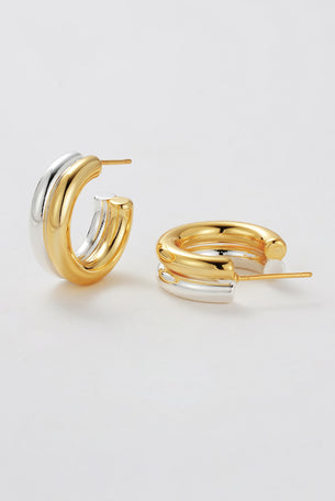 Luna Hoop Gold/Silver