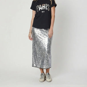 Luna Skirt - Gunmetal
