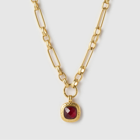 Mason Necklace - Ruby