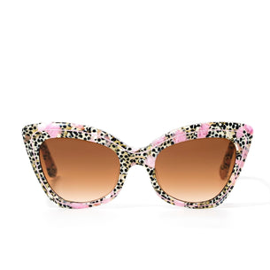 MAUDE Flaminglow Polkadot pink sunnies-
