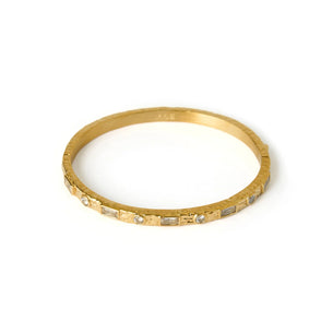 Melrose Gold Cuff - Stone