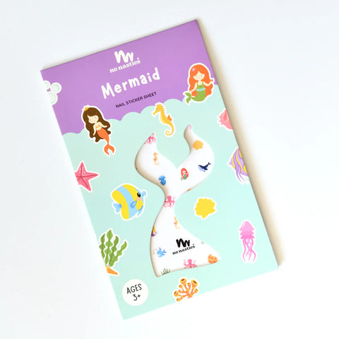 Kids Mermaid Nail Stickers