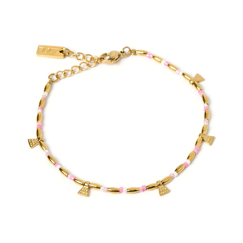 Natalia Gold Bracelet - Peony