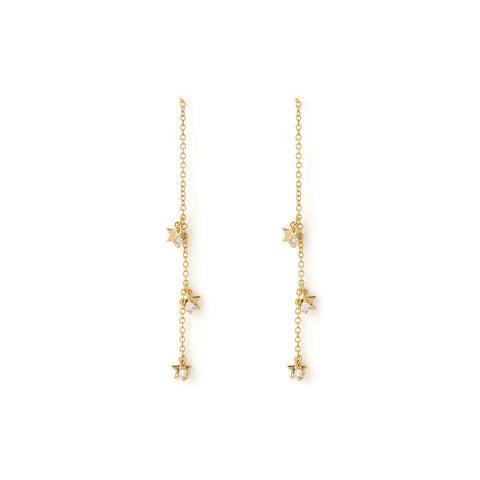 Orion Threader Gold Earrings