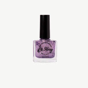 Oh Flossy Nail Polish - Purple Glitter