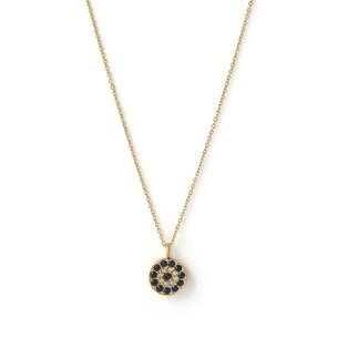 PROTECTIVE EYE GOLD CHARM NECKLACE