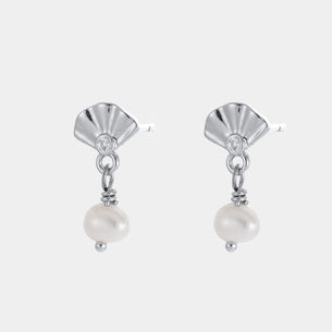 Paloma Pearl Drop  - Silver