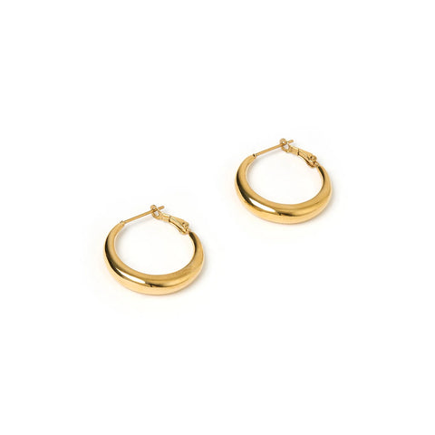 Riley Hoops - Gold Small