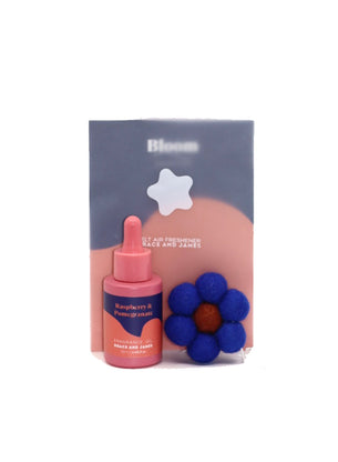 Bloom Collection - Raspberry & Pomegranate Felt Air Freshener