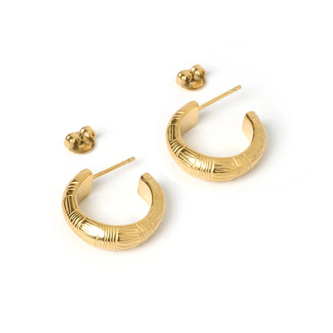 Sadie Gold Hoop Earrings