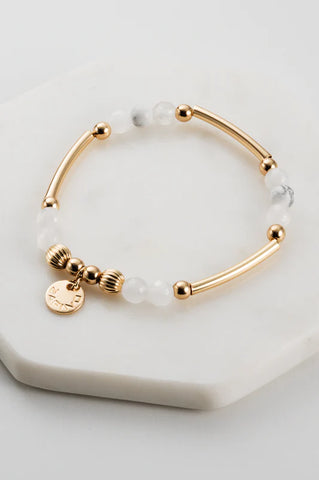 Belle Bracelet - Howlite