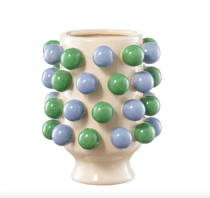 Small Bubble Vase - Green and Blue