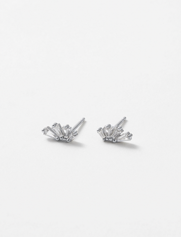 Rue Stud - Silver