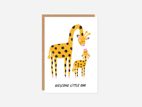 Welcome Little One Giraffe