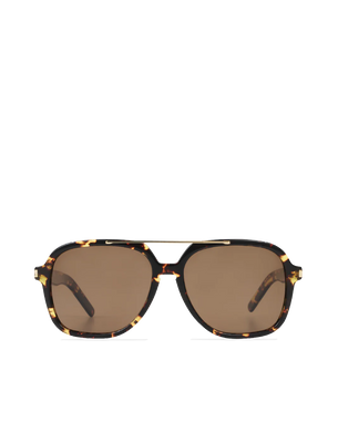 The Lopez Amber Tort Cinnamon Sunglasses
