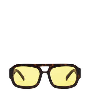 THE SUKI - YELLOW/DARK HAVANA TORT