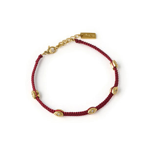 Third Eye Bracelet - Burgundy