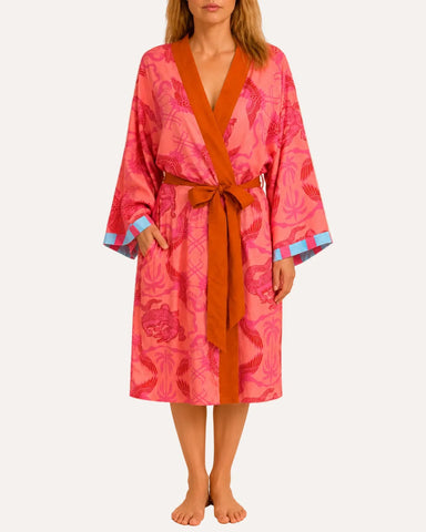 Untamed Print Robe