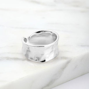 Bianca Adjustable Ring - Silver