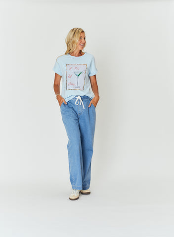 Jade Relaxed Tee – Martini
