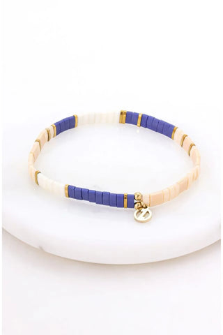 Tile Bracelet - Pacific/Gold