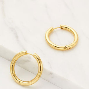 Kendall Hoop - Large - Gold