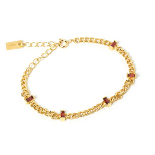 Arms of eve Zephyr Bracelet - Garnet